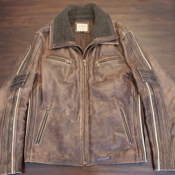 CMM Jackets & Coats Leather Jacket With Removable Liner Poshmark